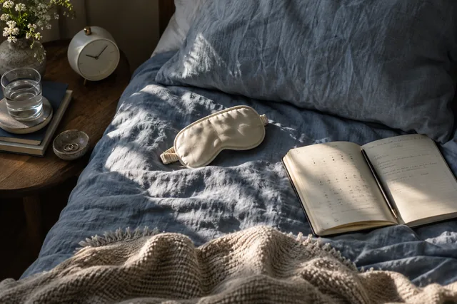 Calm bedroom in morning light
